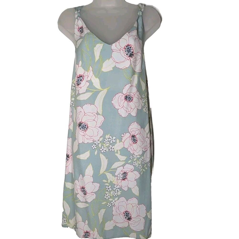 Madison Sun Dress Women Sz Small Floral Sleeveless Shift Beach Summer NWT